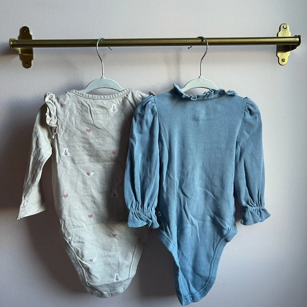 Set of Two | Baby Gap Mix and Match Ruffle Bodysuit | 12-18 months - Picture 4 of 4